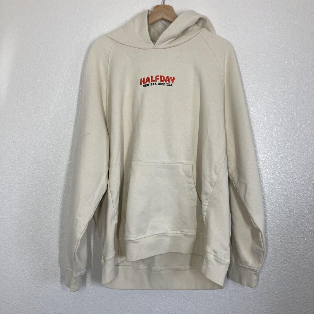 Original Favorites Organic Cotton Heavyweight Hoodie Mens XL Halfday Iced Tea